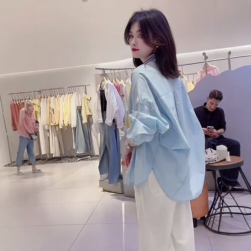 小个子设计感超好看衬衫防晒衣