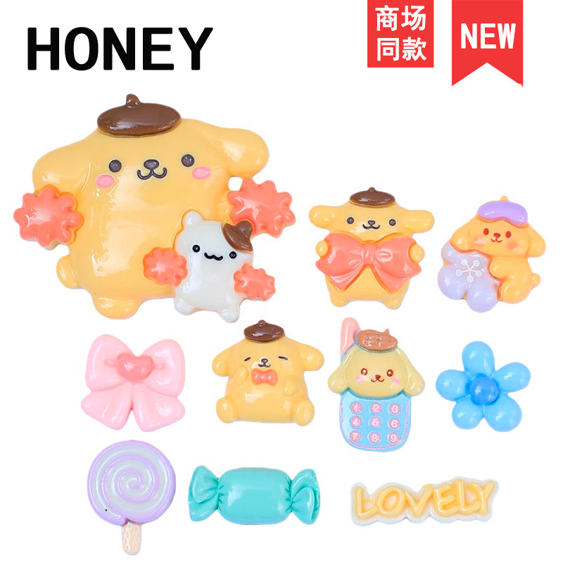 卡通diy洞洞鞋配饰高级感可拆卸鞋扣配件领结鞋花装饰适配Crocs