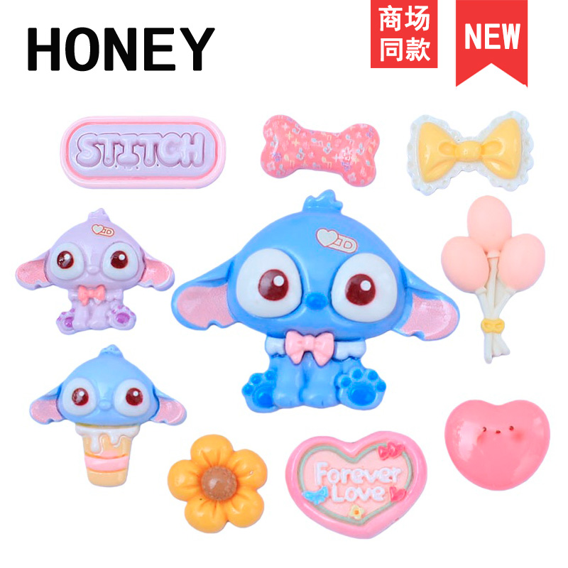 简约适配diy洞洞鞋可拆卸鞋扣鞋花气球史迪仔配件卡扣Cross/Crocs