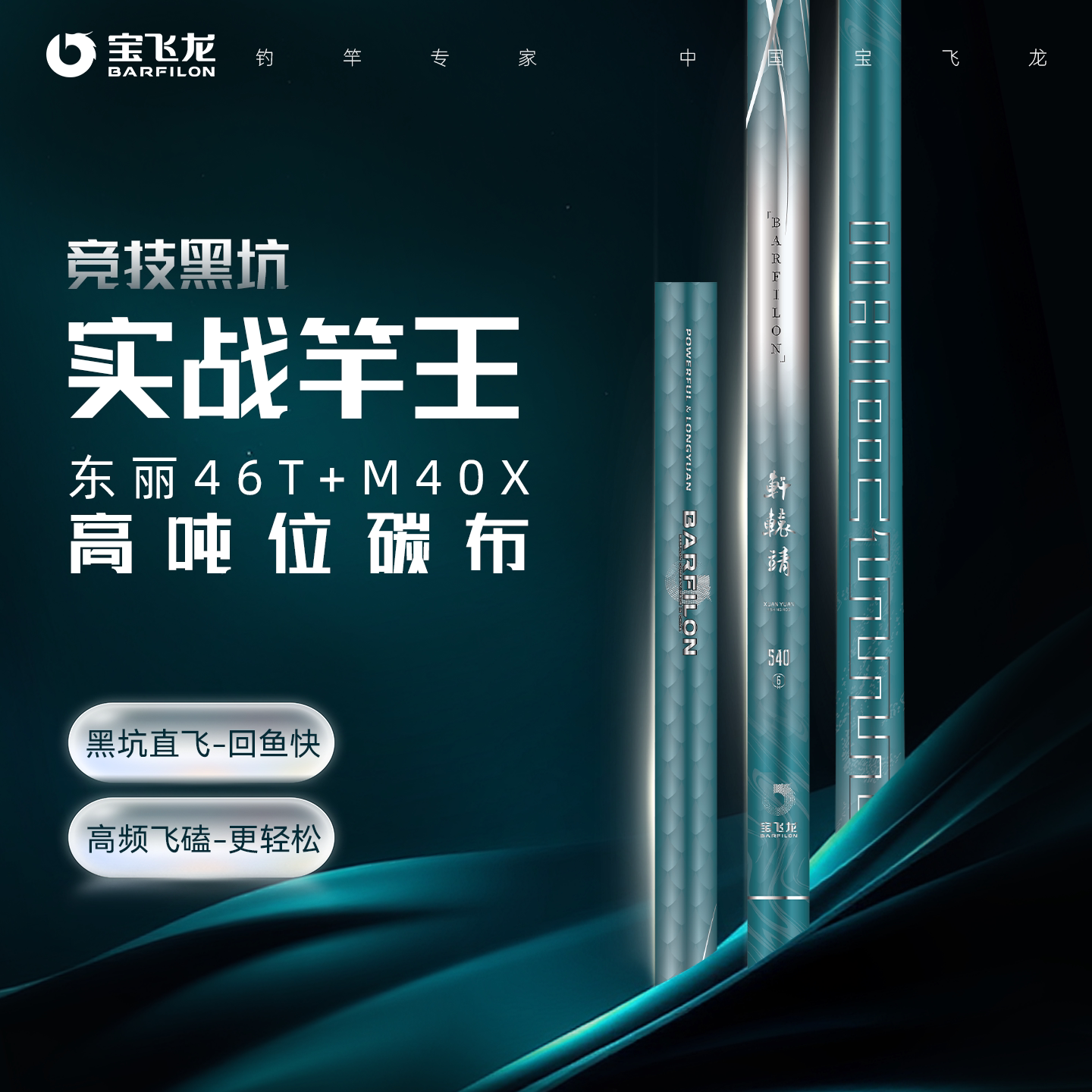 宝飞龙轩辕靖鱼竿台钓竿图片