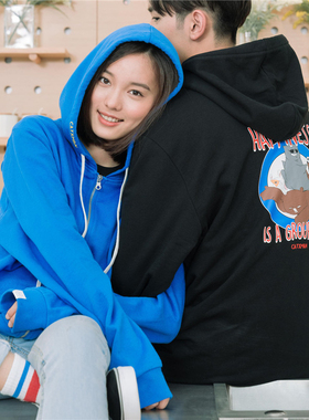 CATXMAN 周柏豪 GROUP HUG 背部CATXMAN伙伴拥抱印花连帽卫衣