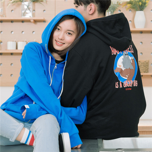 HUG GROUP 背部CATXMAN伙伴拥抱印花连帽卫衣 周柏豪 CATXMAN