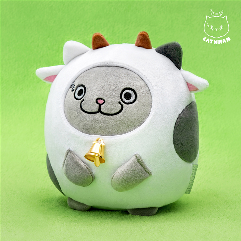 CATXMAN周柏豪奶牛造型毛绒公仔