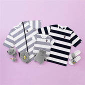 STRIPES BROAD 猫星侠经典 条纹短袖 CATXMAN T恤亲子情侣装 周柏豪