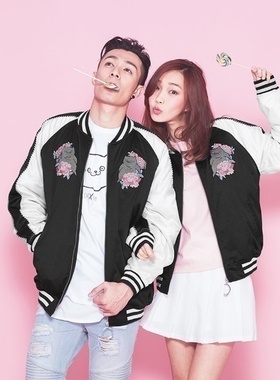 CATXMAN 周柏豪 DOUBLE PRINT SOUVENIOR JACKET 双印花 刺绣外套