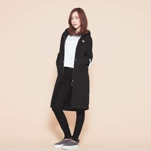 周柏豪 卫衣抓绒 ONG JACKET猫咪logo 外套连衣裙 HOODED CATXMAN