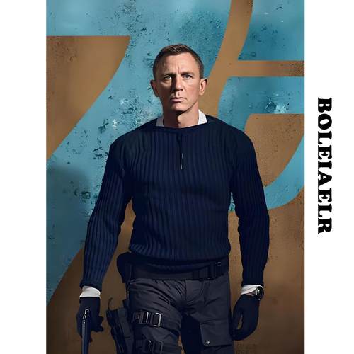 007邦德同款硬汉风毛衣