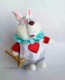 梦游仙境红心卡通可爱白兔子娃娃布公仔毛绒玩具玩偶儿童生日礼物