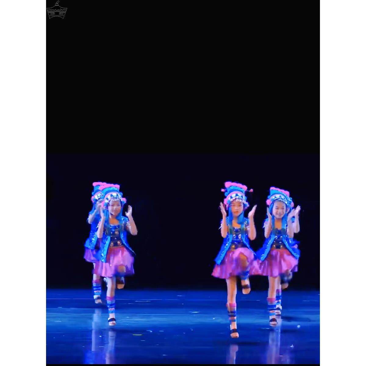 小荷风采踏踏乐儿童少数民族表演服装瑶族瑶山彩云飞舞蹈服演出服