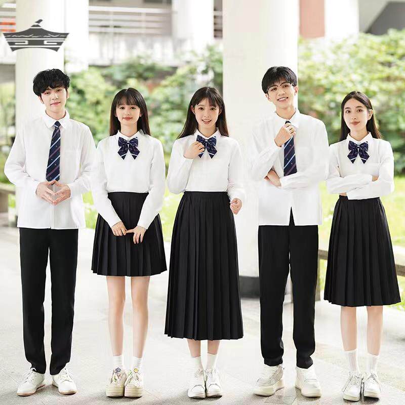 初中学生诗歌朗诵合唱演出服高中生毕业班服演讲比赛集体表演服装图片