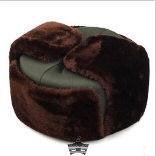 雷锋帽男士陆棉帽保暖加厚栽绒帽温区防寒防冻加厚棉帽子护耳帽