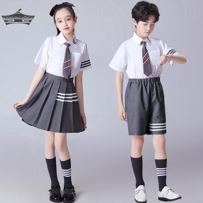 儿童合唱演出服中小学生班级毕业照服装运动会服装诗歌朗诵表演服