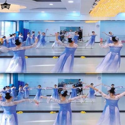 如梦令舞蹈演出服儿童古典舞纱衣飘逸汉服女齐胸襦裙伞道具表演服