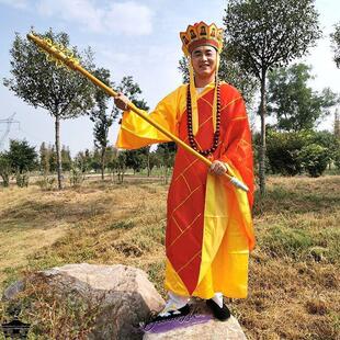 唐僧服装西游记演出服道具孙悟空唐三藏唐僧cos舞台年会表演套装