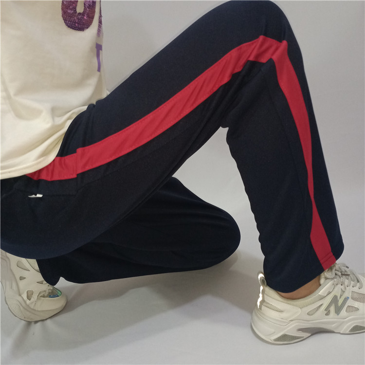 校服裤子男女直筒宽松藏蓝色