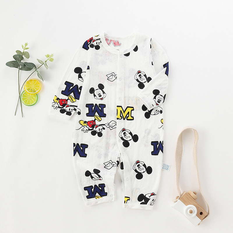 Newborn clothes summer Thin section Long sleeve baby Air conditioning service baby Conjoined Climbing clothes 0-3-6 Month out of Kazakhstan clothesin the Children/Baby/Family fitted , Jumpsuit/Climbing clothes/Romper  category - from Buy2taobao.com to provide professional Taobao agent buy service