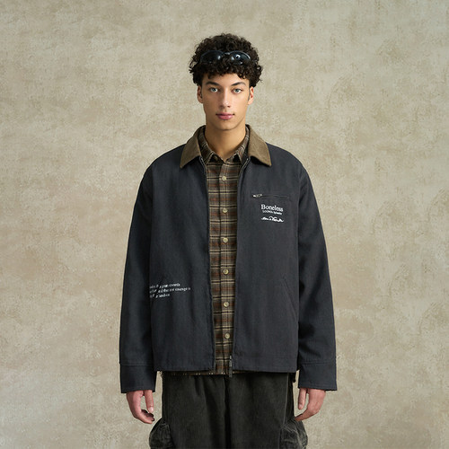 BONELESS标语图案印花底