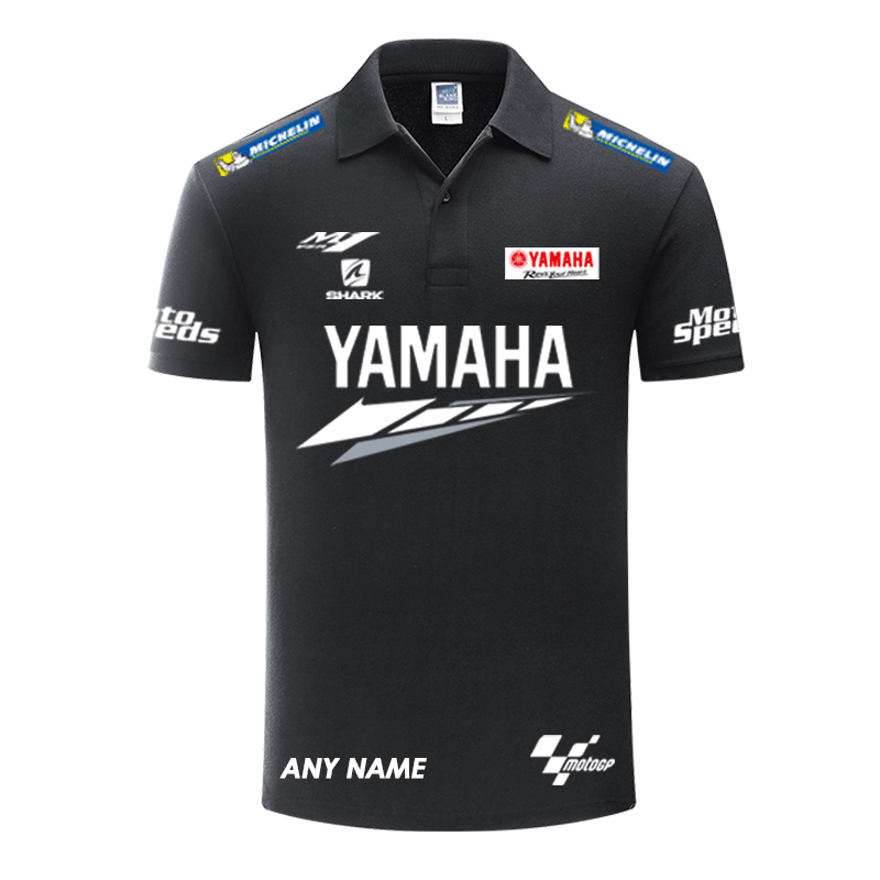 雅马哈MotoGp厂队赛车服摩托车yamaha车队翻领POLO衫夏男t恤短袖