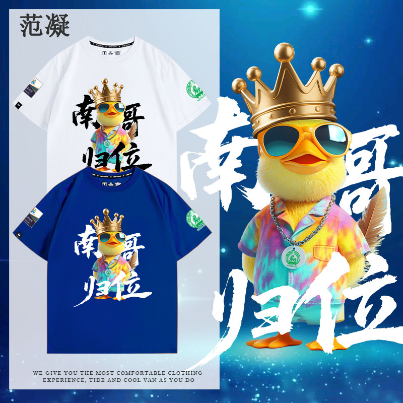 恭迎南哥归位苏超南京队加油T恤