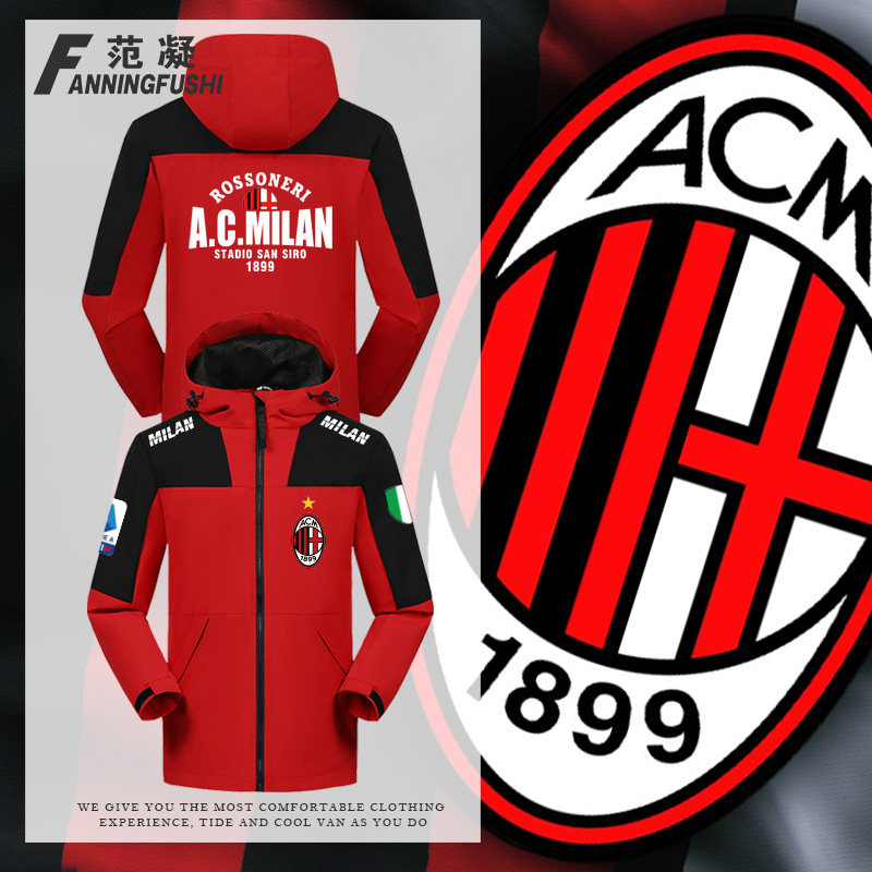 AC米兰红黑军团意甲Milan冲锋衣