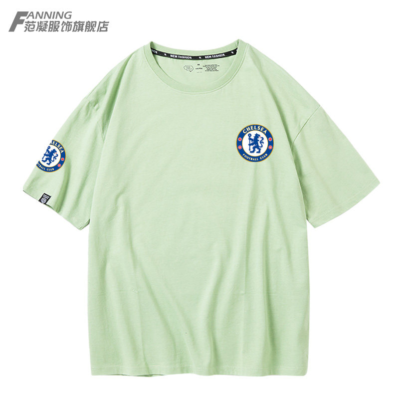 足球俱乐部训练阿扎尔短袖队服