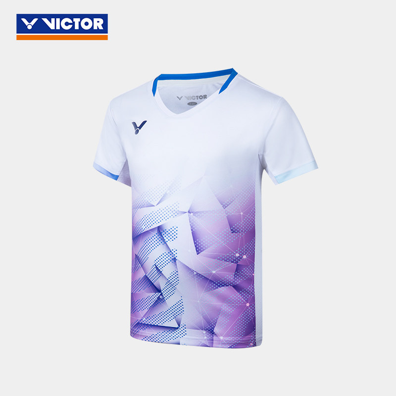 VICTOR/威克多羽毛球服 青少系列针织儿童运动短袖T恤 T-52019