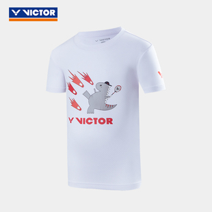 VICTOR 42032 威克多羽毛球服青少系列针织儿童T恤