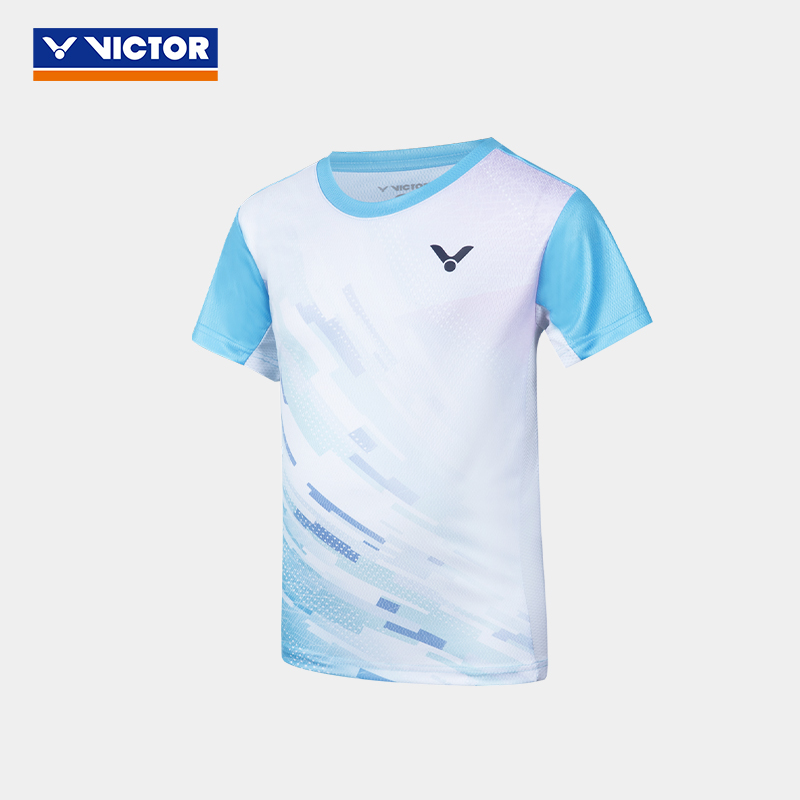 VICTOR/威克多羽毛球服青少系列针织儿童运动短袖T恤 T-52022
