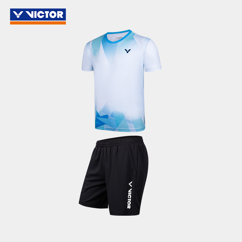 VICTOR/威克多羽毛球服比赛系列中性款针织运动套装 TR-50024