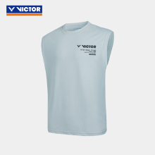 VICTOR/威克多羽毛球服训练系列针织运动无袖T恤 T-50033