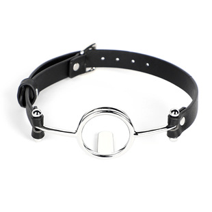 小狗压舌口赛项圈choker金属皮革口珈可调节口夹情侣 Save