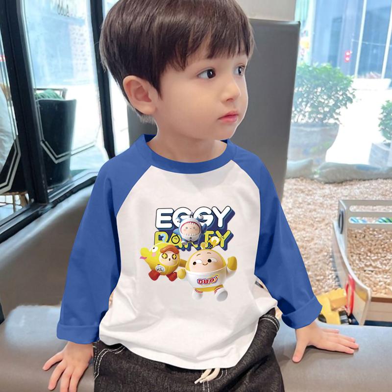 100%纯棉男童长袖上衣春秋款