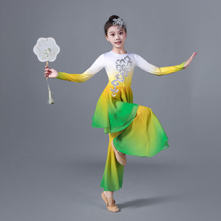 新款风吹麦浪层层中小学生青浦文遗田山歌里丰收主题稻花香舞蹈服