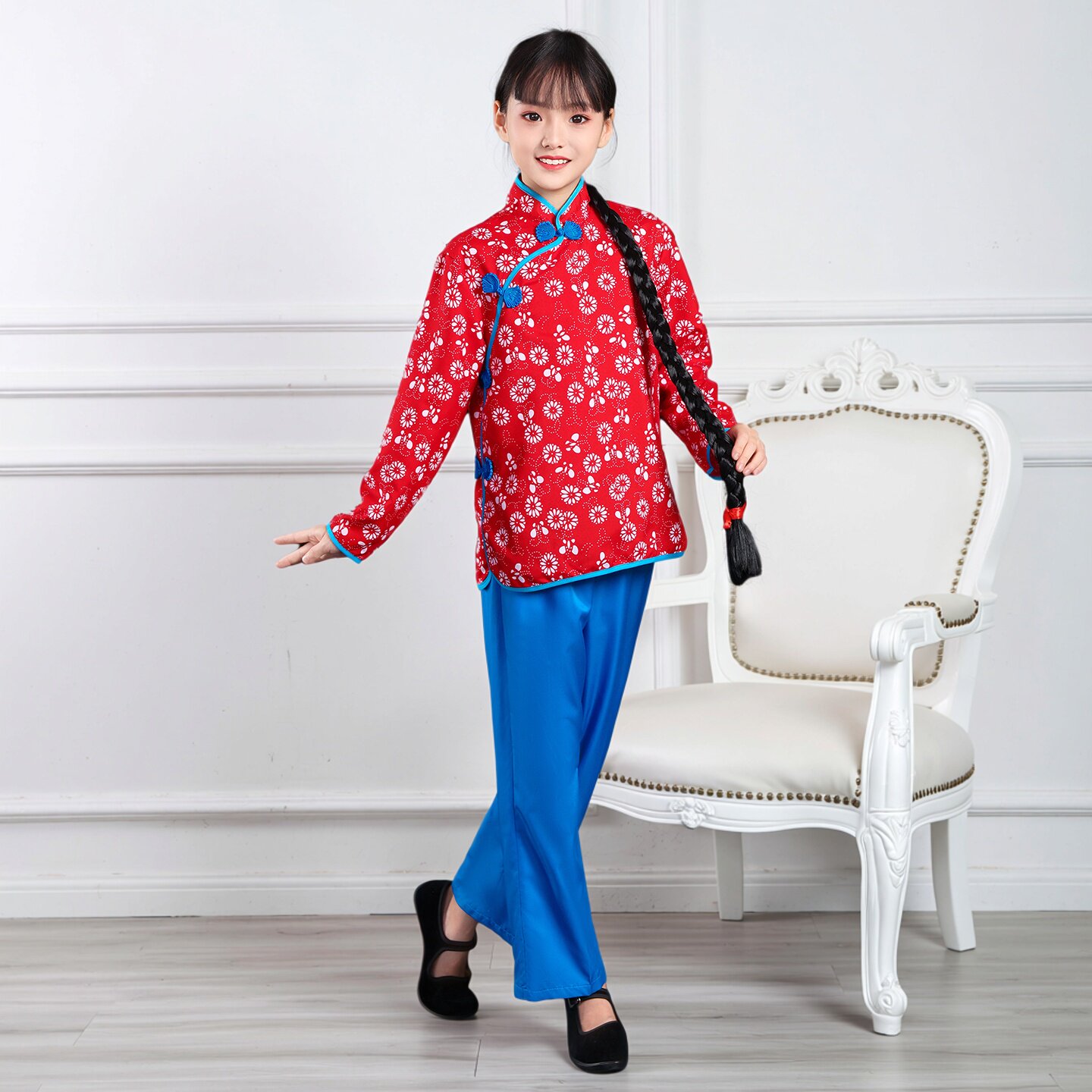 红灯记演出服李玉和李铁梅演出服舞台话剧服装红灯道具李奶奶同款