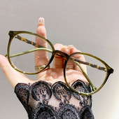 超轻大圆框老花镜时尚 素颜洋气妈妈镜舒适阅读防蓝光远视镜 网红款