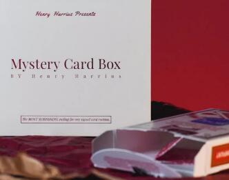 2024魔术教学中文神秘牌盒Mystery Card Box全新签名牌入牌盒流程