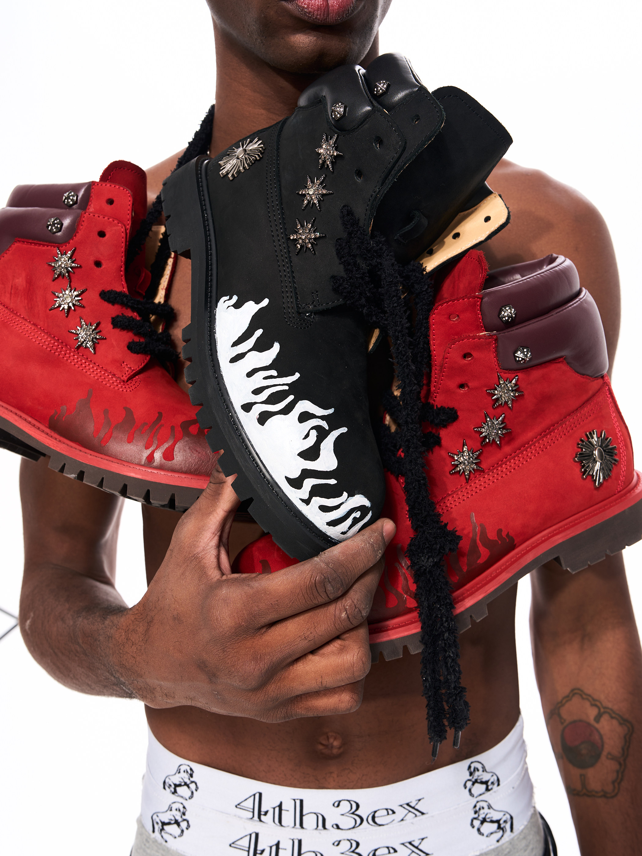world.taobao.com: Fourth3Ex 25Fw Fake Two-Piece Double Waistband