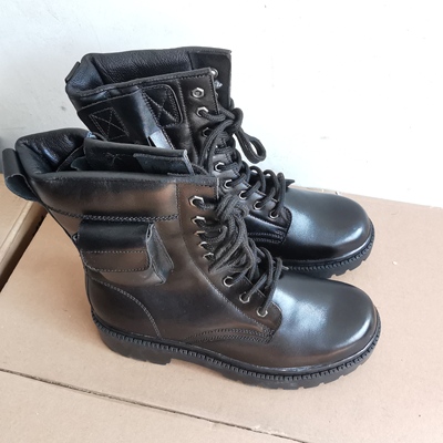 5302库存高帮战靴男式真皮马丁靴侧拉链工装靴子春秋中筒单靴皮靴