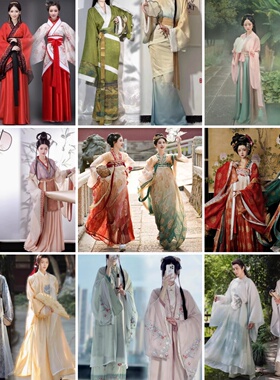 出租各个朝代汉服秀唐宋元明清男女走秀汉服学校年会演出古装