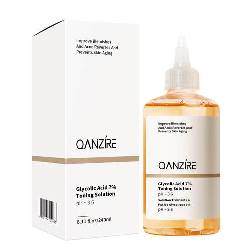 跨境全英文乙醇酸7%去角质爽肤水240ml  Glycolic acid痘肌精华液