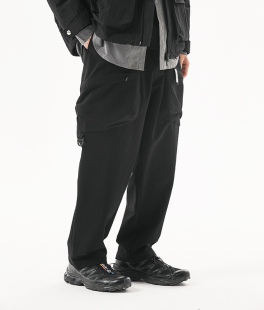 裤 ASHFIRE2022SS户外野战大口袋长裤 工装 多口袋黑色春季 男登山裤