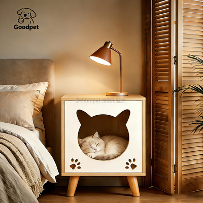 四季保暖多功能猫狗窝床头柜