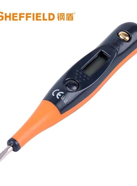 钢盾高档数显测电笔 多功能线路检测电工感应电笔S034013