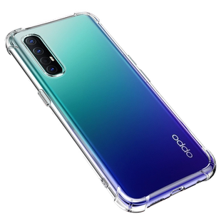 以诺适用OPPOReno3手机壳透明防摔Reno3Pro硅胶Reno3元气版手机套气囊Reno3外壳女男新款全包软壳Reno3保护壳