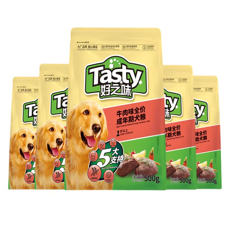10包好之味成犬牛肉低敏犬粮500g