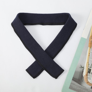 纯棉卫衣螺纹领口改领子辅料羽绒服下摆加长接边松紧弹力罗纹布料