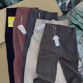 高腰收腹提臀内搭绵羊毛打底裤 无缝美体保暖秋裤 805秋冬新款 外穿