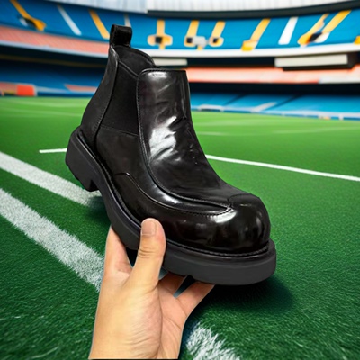 冬季新款男棉鞋加绒时尚百搭休闲皮鞋真皮潮流商务男款高帮大头鞋