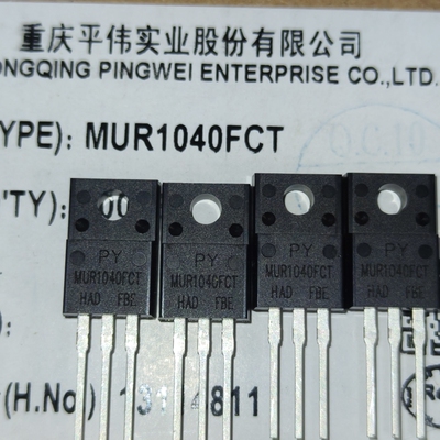 原装正品MUR1040FCT ER1004FCT 超快恢复10A 400V 二极管质量保证