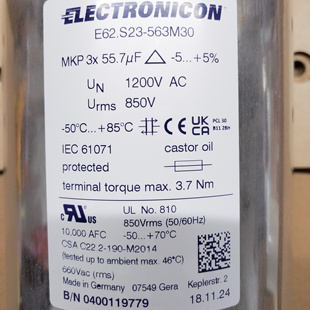 E62.S23-753MB0电容 PE_3x75µF_1080VAC_136x230_ electronicon